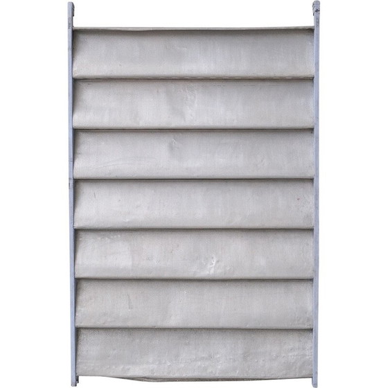 Image 1 of Vintage-Schiebepaneel aus Aluminium und Holz von Jean Prouvé, Kamerun 1960