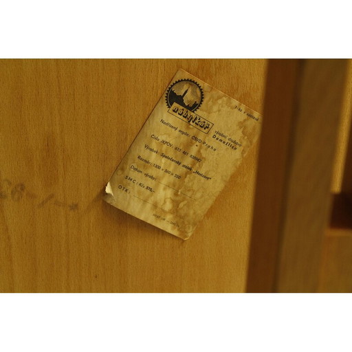 Vintage Couchtisch "Horizon" aus Shedua-Holz und Esche, 1970