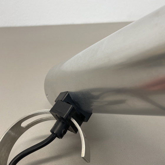 Image 1 of Silber Metall verstellbar Space Age Wandleuchte von Erco Lights, Deutschland 1970S