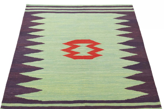 Image 1 of Handgewebter Designer Kelim – 126 X 111 Cm (Neu)
