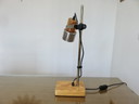 Skandinavische Lampe aus blondem Holz, 70er Jahre 80er Jahre