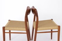 2x Niels Moller Modell 75 Stuhl