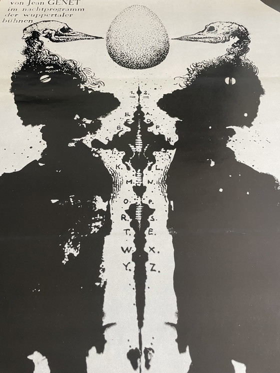 Image 1 of F. Starowieyski (1930-2009), Die Zofen, 1986, Orginal Theaterplakat