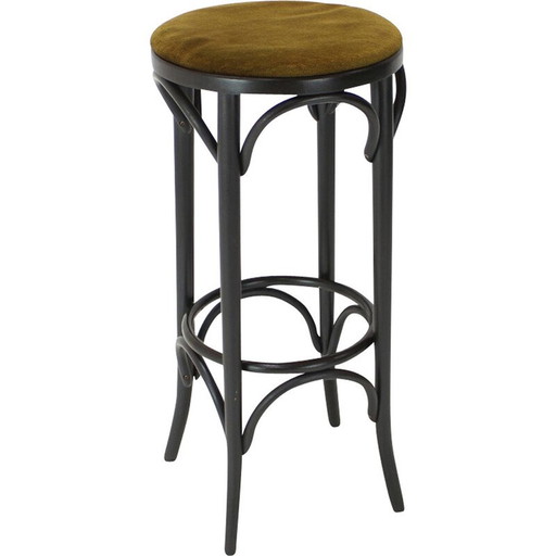 Vintage hocker von Ton, Tschechoslowakei 1980