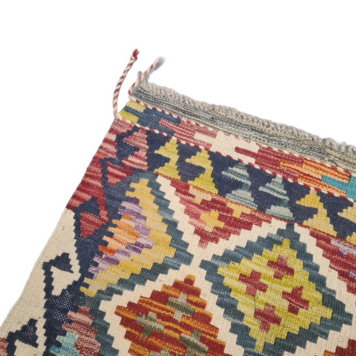 Vintage Afghan Wolle Kelim 80X118