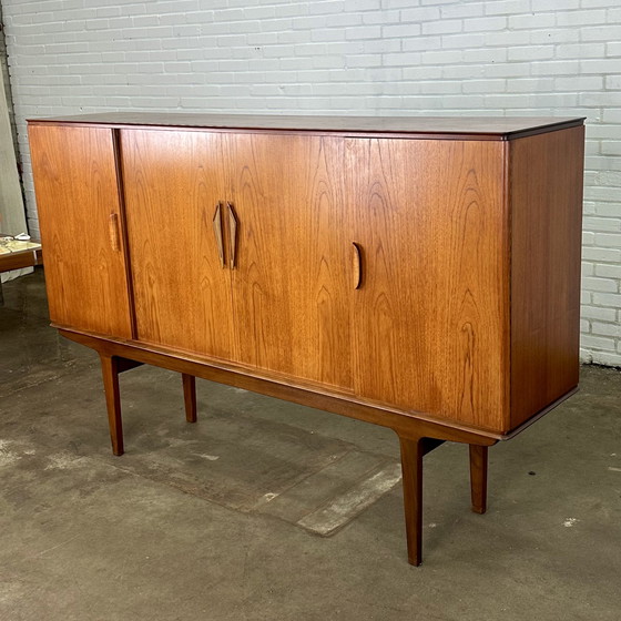 Image 1 of Dänisches Highboard mit eingebauter Bar