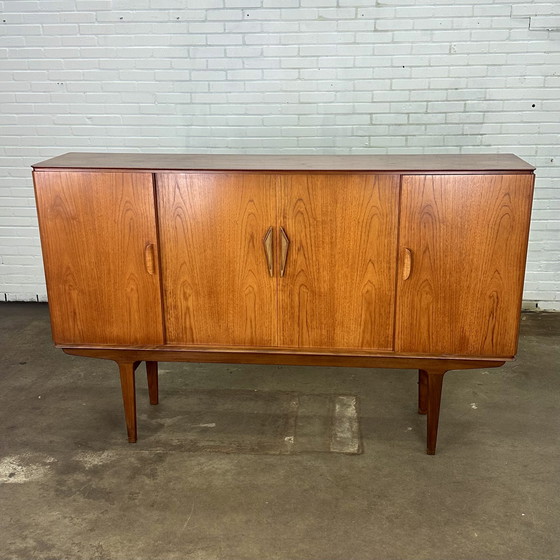 Image 1 of Dänisches Highboard mit eingebauter Bar