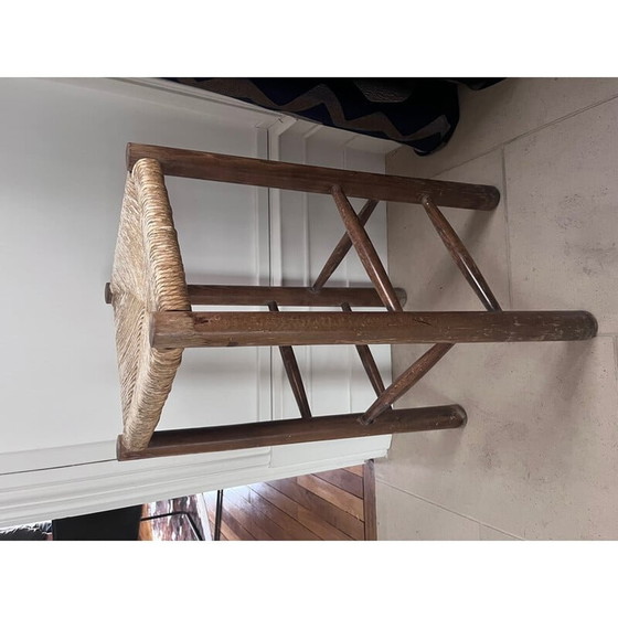 Image 1 of Hoher Vintage-Hocker von Charlotte Perriand