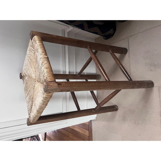 Image 1 of Hoher Vintage-Hocker von Charlotte Perriand