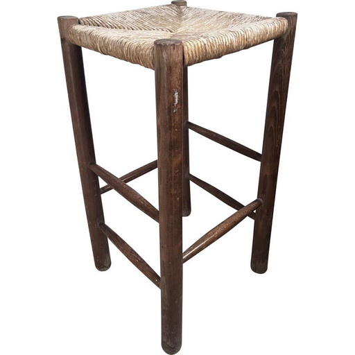 Hoher Vintage-Hocker von Charlotte Perriand