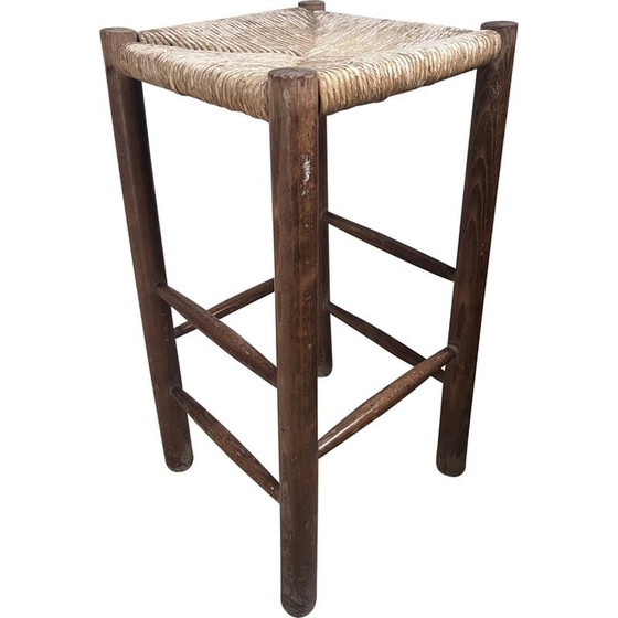 Image 1 of Hoher Vintage-Hocker von Charlotte Perriand