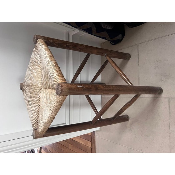 Image 1 of Hoher Vintage-Hocker von Charlotte Perriand