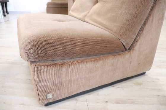 Image 1 of Modulares Sofa aus Samt von Busnelli, 1970er Jahre