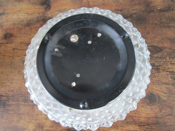 Image 1 of Vintage Retro Mid Century Glas Deckenleuchte Deckenleuchte