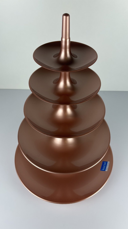Etagère Koziol Design Babell Big Rose Gold / Kupfer