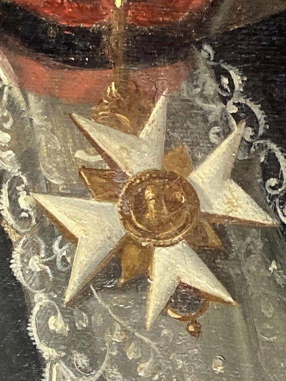 Image 1 of Großes französisches Porträt, 19. Jahrhundert, Öl auf Leinwand