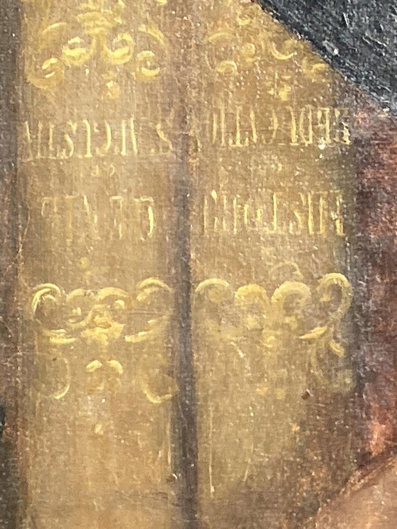 Image 1 of Großes französisches Porträt, 19. Jahrhundert, Öl auf Leinwand