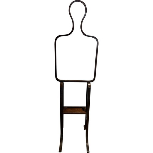 Vintage-Garderobe aus Bugholz und gebeizter Buche, 1960