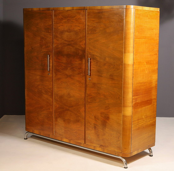 Image 1 of Bauhaus-Garderobe von Robert Slezák, 1930er Jahre, Böhmen