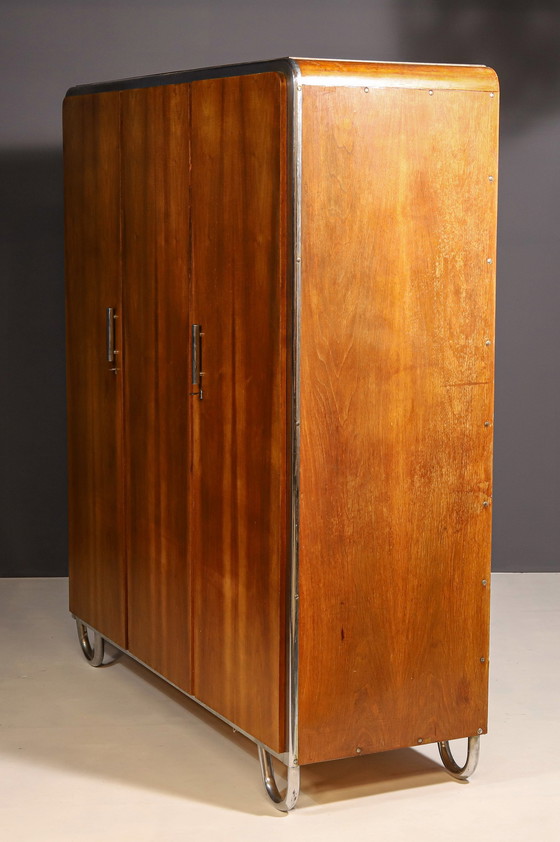 Image 1 of Bauhaus-Garderobe von Robert Slezák, 1930er Jahre, Böhmen