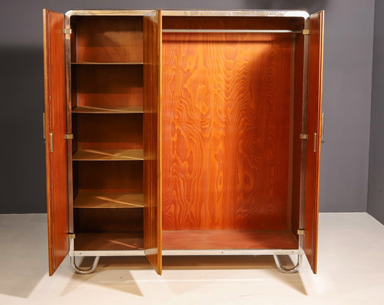 Image 1 of Bauhaus-Garderobe von Robert Slezák, 1930er Jahre, Böhmen