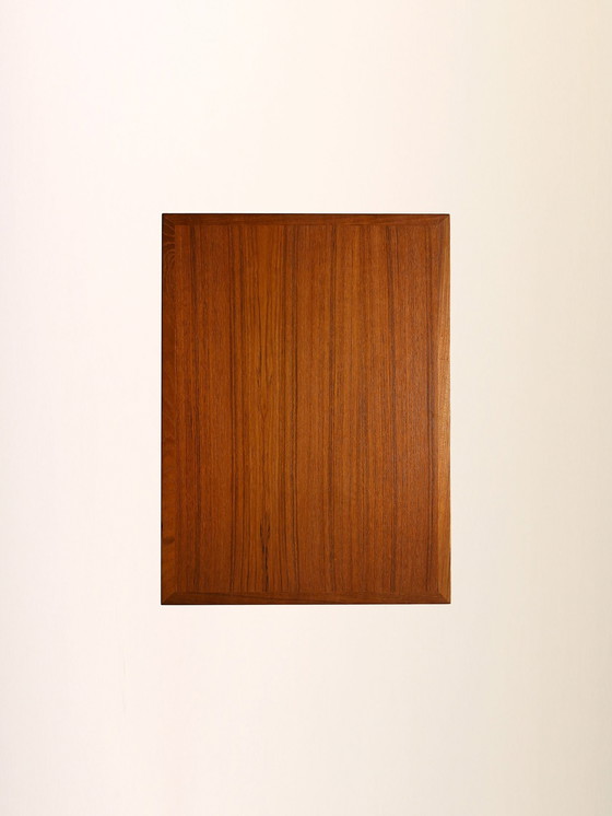 Image 1 of Skandinavischer Teakholz-Schrank mit Fächern aus den 1950er Jahren