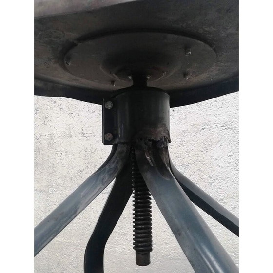 Image 1 of Vintage Flambo Architekt Hocker Metall