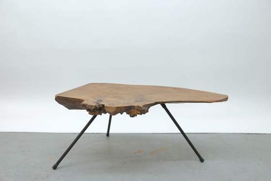 Image 1 of Wiener Mid-Century Baumstamm Couchtisch, 1950er