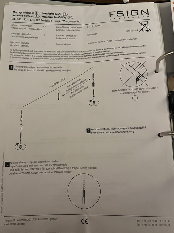 Image 1 of Fsign Pendelleuchte