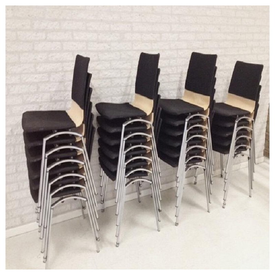 Image 1 of Stapelbarer holländischer Vintage-Stuhl von Krijn Hamelink für CAR Katwijk