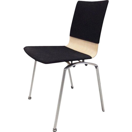 Image 1 of Stapelbarer holländischer Vintage-Stuhl von Krijn Hamelink für CAR Katwijk