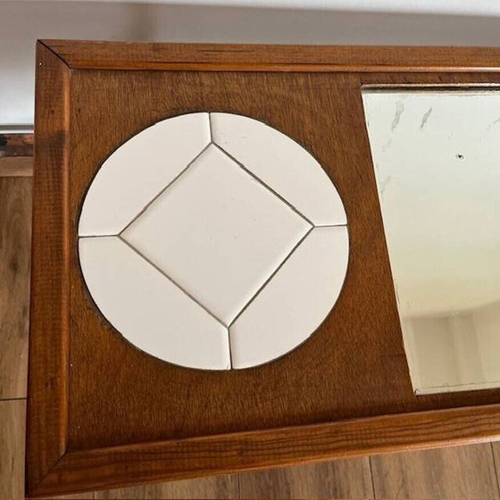 Image 1 of Vintage Couchtisch aus Holz und Eisen