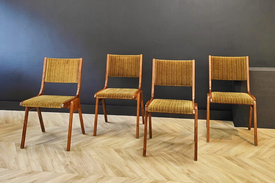 Image 1 of 4x Mid Century Esstisch Stuhl