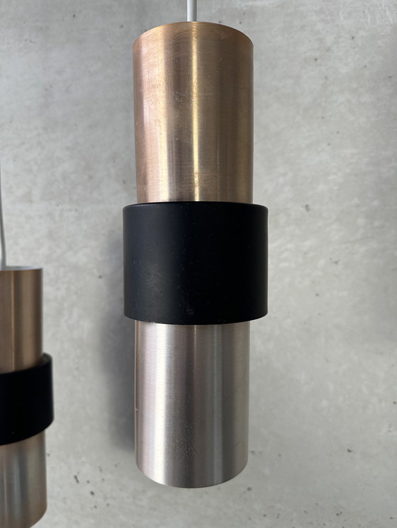 Image 1 of 3x Vintage-Pendelleuchten Raak