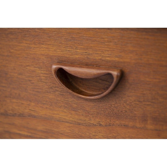 Image 1 of Dänischer Vintage-Sekretär aus Teakholz von Peter Hvidt und Orla Mølgaard-Nielsen, 1960er Jahre