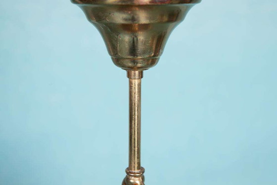 Image 1 of Dänische Design-Hängeleuchte Perlglas & Messing