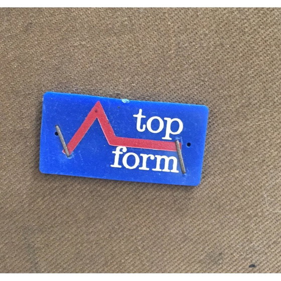 Image 1 of Satz von 4 Vintage-Stühlen aus Holz und Kunstleder, 1950