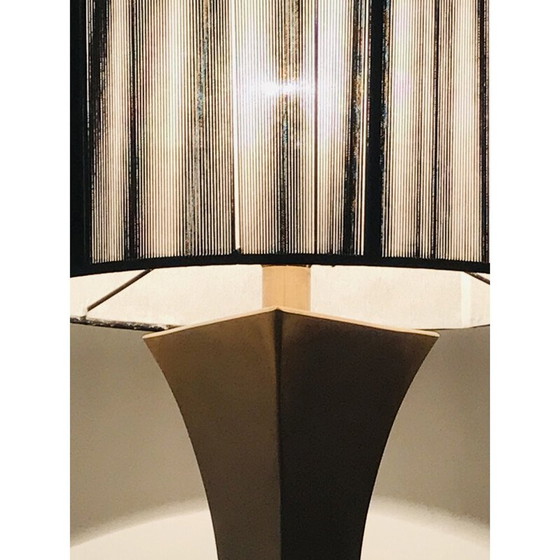 Image 1 of Vergoldete Tischlampe aus Metall, Frankreich 1970