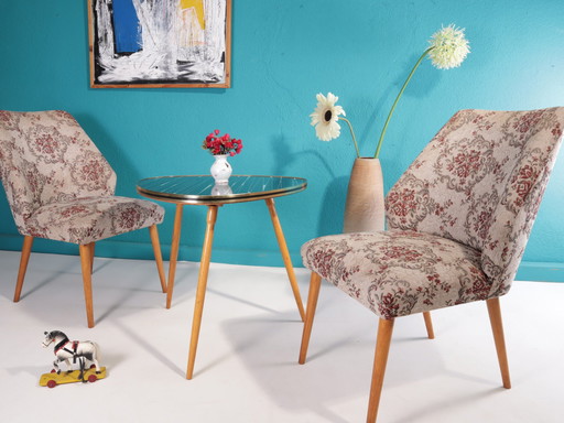 4 Stück Vintage Stühle, Cocktail Sessel, 60Er Jahre, Germany