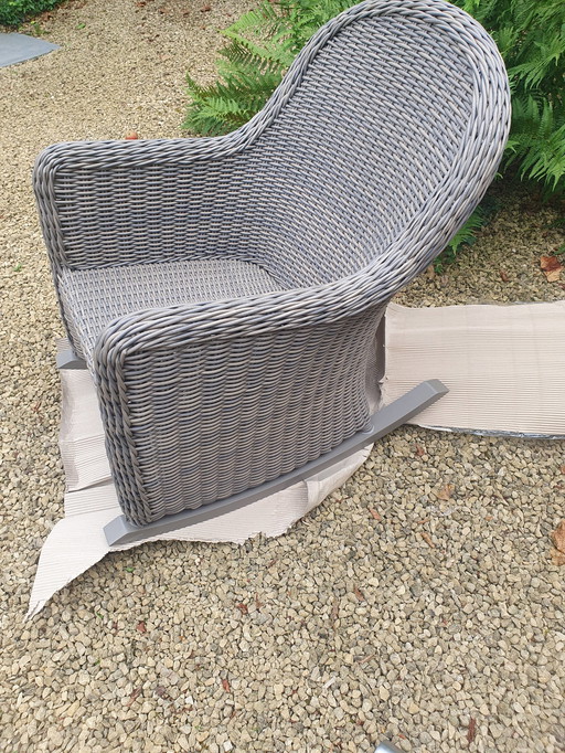 2x Borek-Schaukelstühle