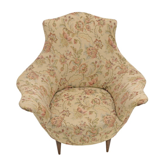 Image 1 of Paar Manta Mid-Century Modern Italian Armchairs, 1950S