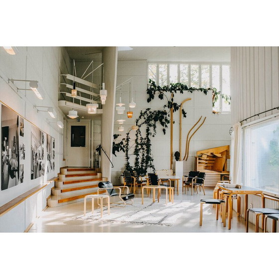 Image 1 of Paar Vintage-Sessel 406 von Alvar Aalto für Artek, 1950er Jahre