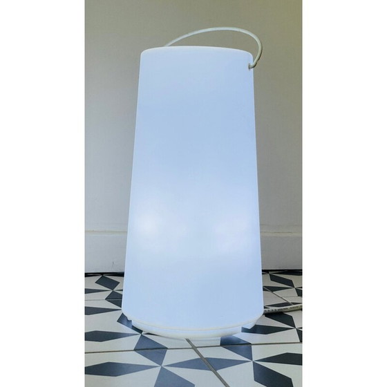 Image 1 of Tragbare Vintage-Lampe aus Kunststoff und Metall von Ola Wihlborg für Ikea, Schweden 1990