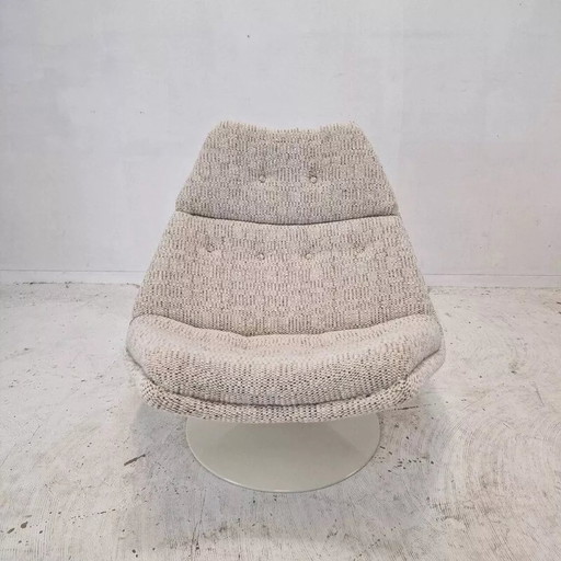 1960S Vintage F511 Sessel In Dänisch Stoff Von Geoffrey Harcourt Für Artifort