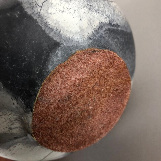 Image 1 of Satz von 3 grauen Werkstattvasen aus Keramik von Otto Keramik, Deutschland 1980