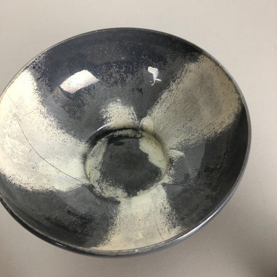 Image 1 of Satz von 3 grauen Werkstattvasen aus Keramik von Otto Keramik, Deutschland 1980