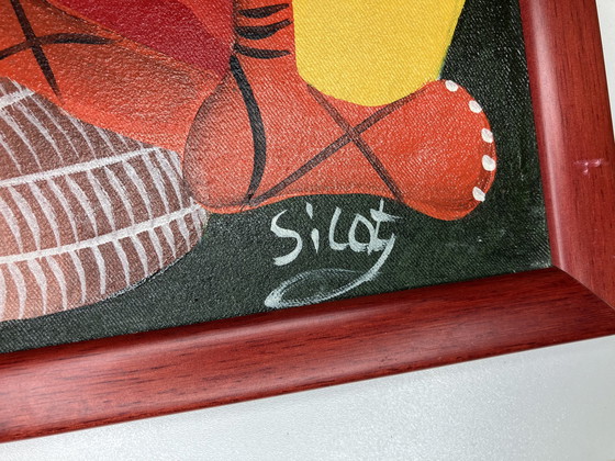 Image 1 of Buntes Ölgemälde - Silot