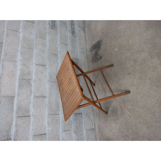 Image 1 of Vintage Bambus Beistelltisch 1900er