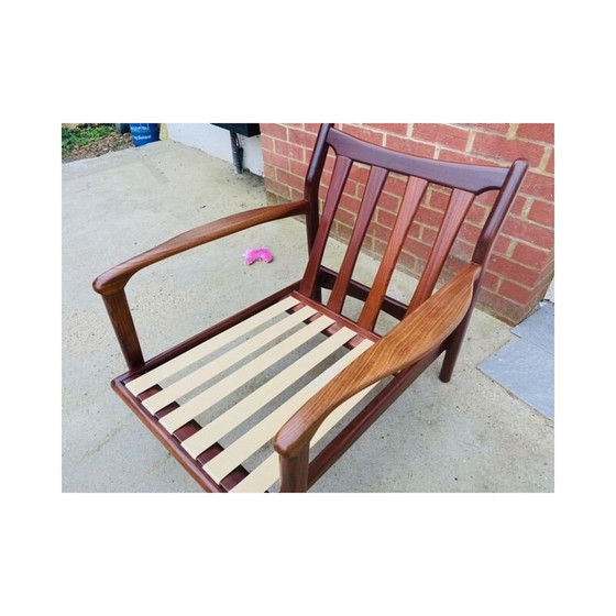 Image 1 of Vintage Sofa Bett Set und Paar Sessel Toothill 1960