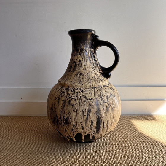 Image 1 of Xl Keramische Vase West Deutschland Vintage